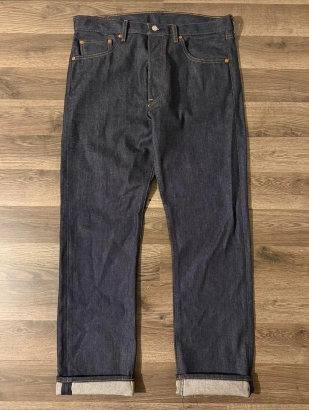 Levi's Men's Dark Indigo Straight Jeans